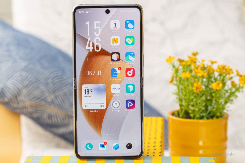 مراجعة شاشة هاتف vivo x flip