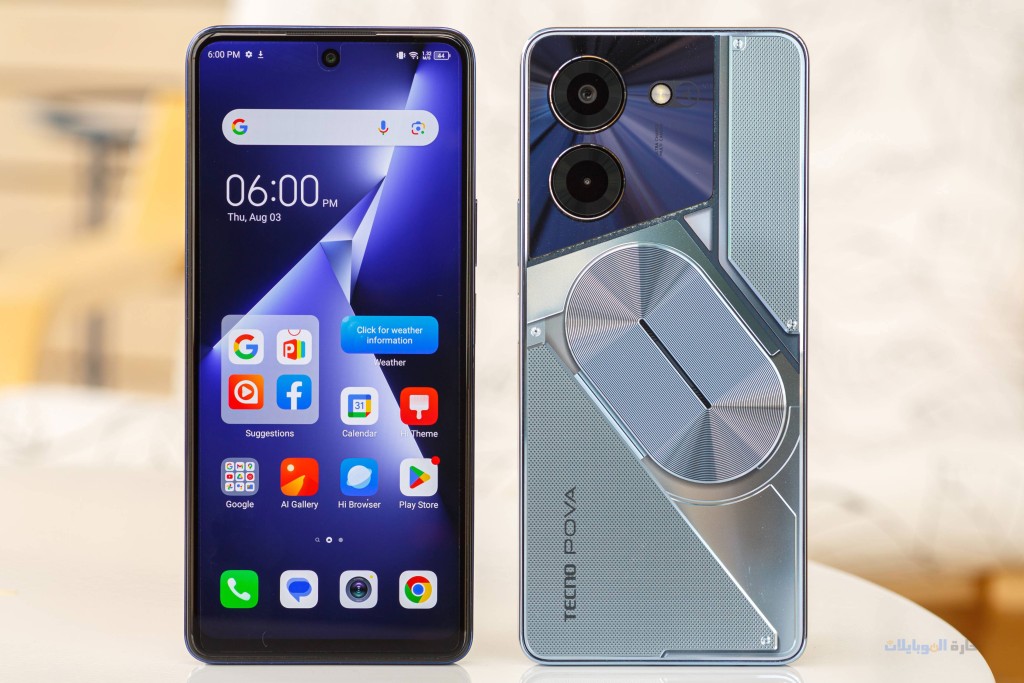مراجعة تصميم هاتف tecno pova 5 pro