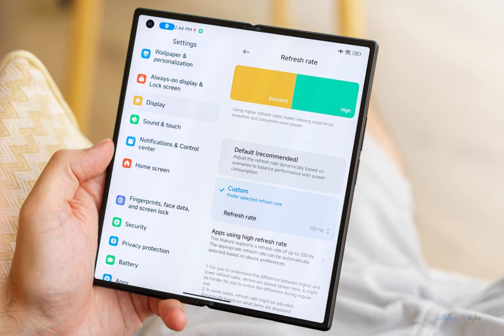 مراجعة واجهة تشغيل هاتف xiaomi mix fold 3