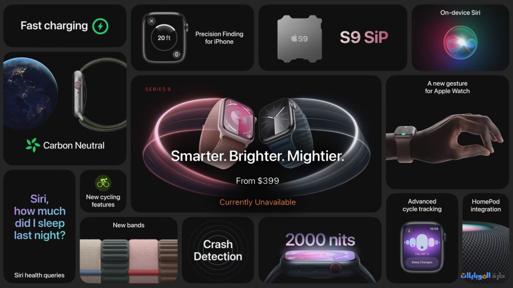 تم حظر ساعات apple watch 9 و ultra لحين اشعار آخر