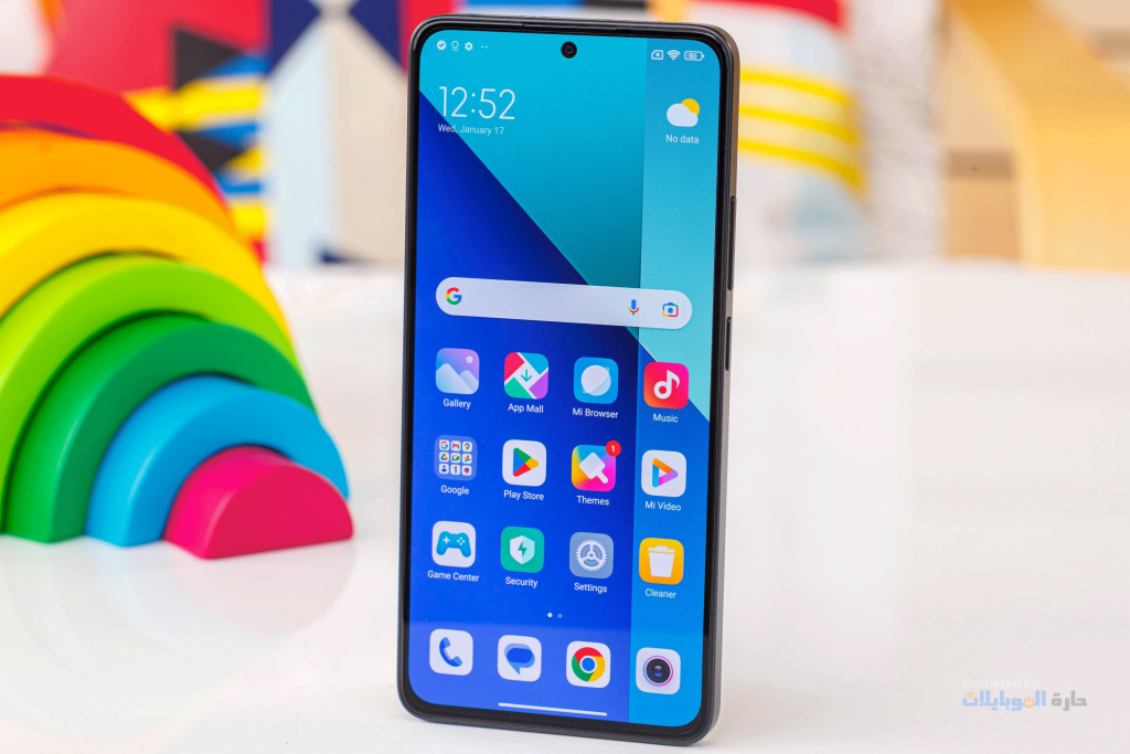 صورة لشكل xiaomi redmi note 13 4g من الأمام