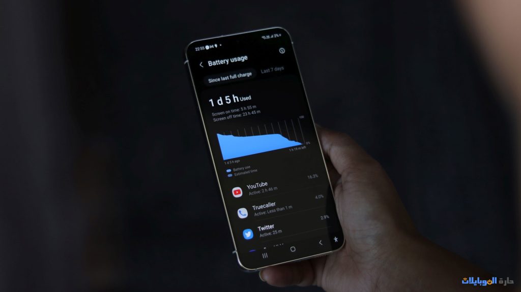 اليكم نتائج اختبار عمر بطارية galaxy s24