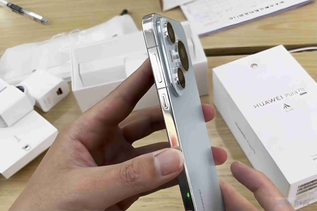فتح علبة هاتف huawei pura 70 