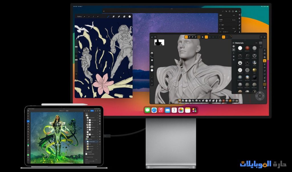 شاشات ipad 2024 تدعم ميزة الضغط آثناء الرسم