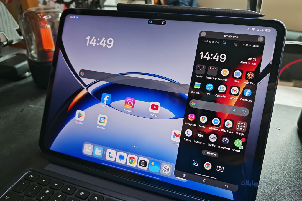 مراجعة شاشة تابلت oppo pad 3 pro