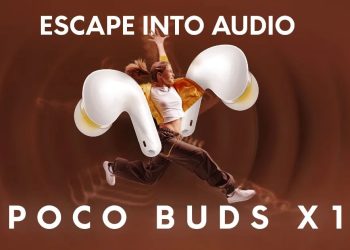 الاعلان عن سماعات poco buds x1