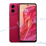 تسريبات هاتف moto g45 باللون الأحمر من الأمام