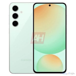 هاتف galaxy s24 fe باللون الاخضر من الامام