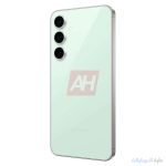 galaxy s24 fe باللون الاخضر مظهر خلفي جانبي ايسر