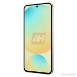 galaxy s24 fe باللون الأصفر مظهر امامي جانبي ايسر