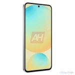 galaxy s24 fe باللون الأصفر مظهر امامي جانبي ايمن