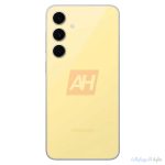 galaxy s24 fe باللون الأصفر مظهر خلفي