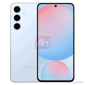 هاتف galaxy s24 fe باللون الازرق من الامام