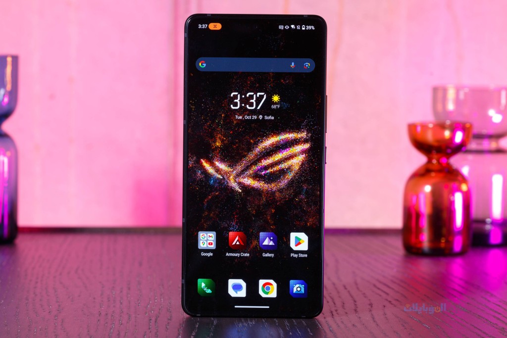 مراجعة شاشة هاتف asus rog phone 9 pro