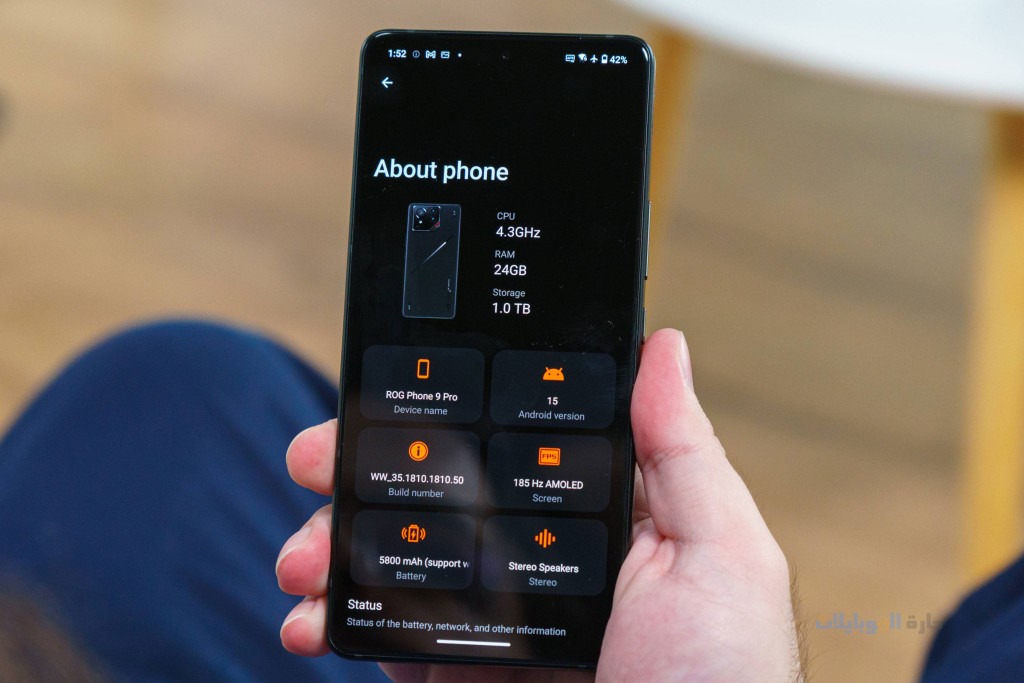 مراجعة أداء هاتف asus rog phone 9 pro