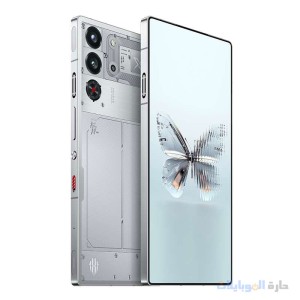هاتف nubia red magic 10 pro+ باللون الفضي مظهر جانبي