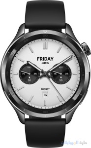 ساعة watch s4 القادمة باللون المعدني من الأمام