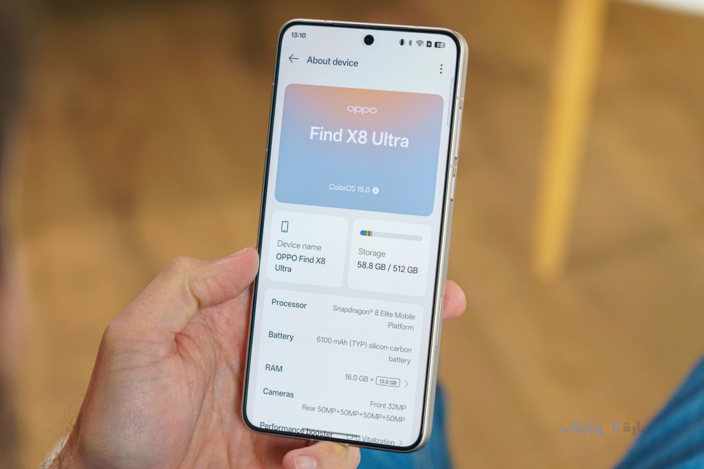 مراجعة واجهة هاتف oppo find x8 ultra