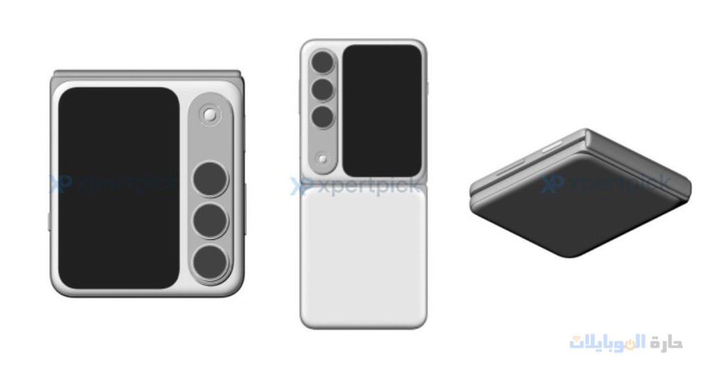 تصميم هاتف galaxy flip 7 القادم