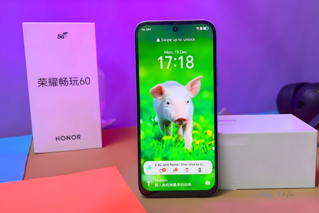مراجعة شاشة هاتف honor play 60