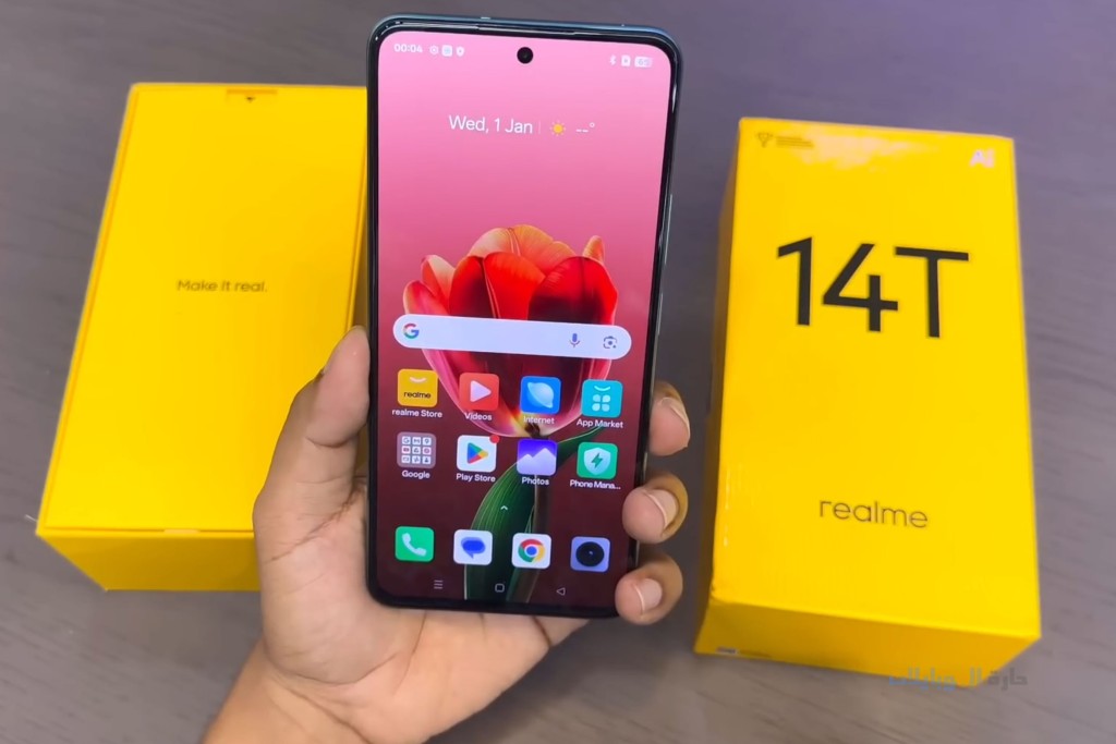مراجعة شاشة هاتف realme 14t