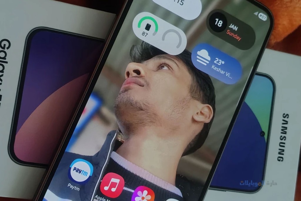 مراجعة شاشة هاتف samsung galaxy f56