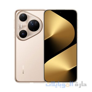 هاتف pura 80 ultra باللون الذهبي