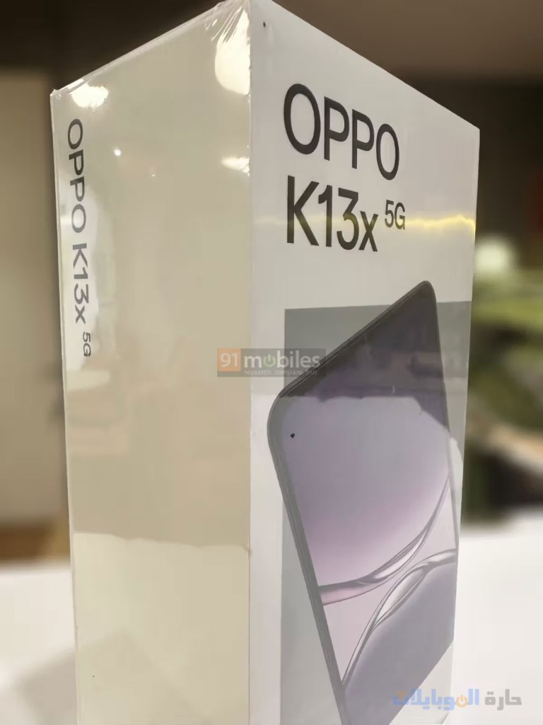 تسريب صورة صندوق هاتف oppo k13x