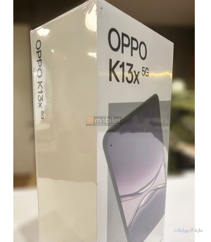 تسريب صورة صندوق هاتف oppo k13x