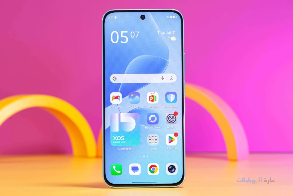 مراجعة شاشة infinix hot 60 pro