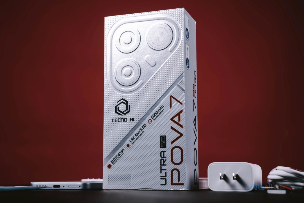 مراجعة بطارية هاتف tecno pova 7 ultra