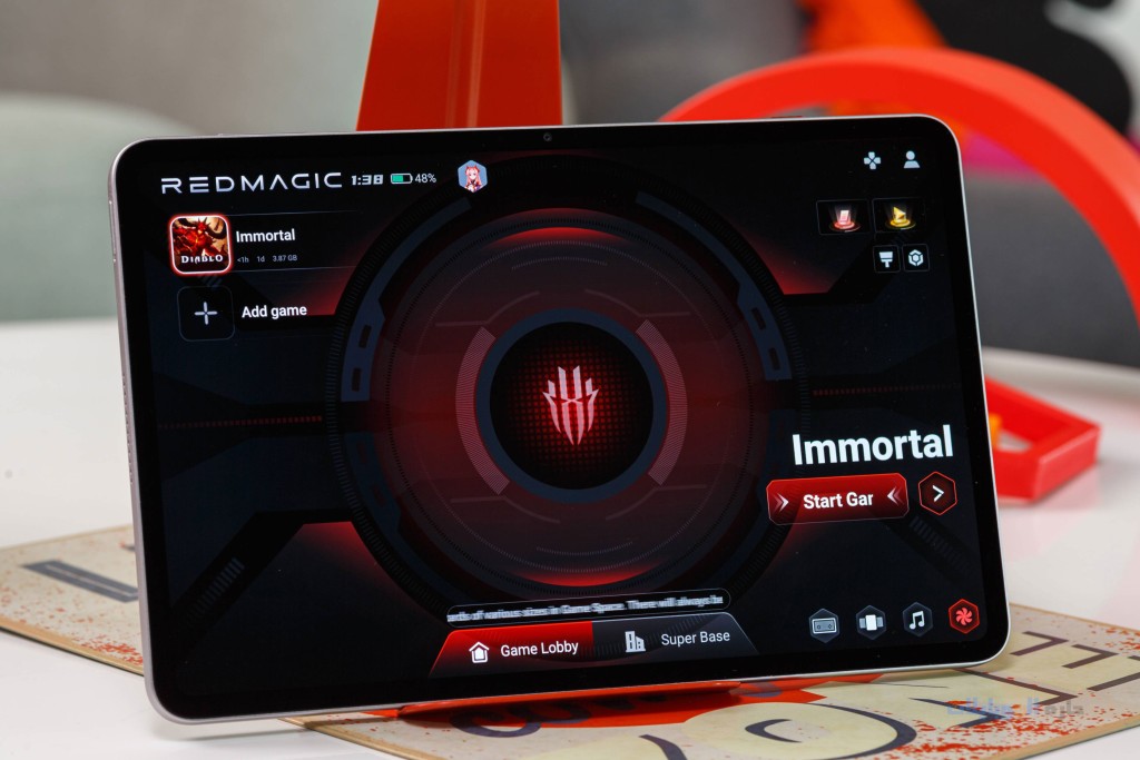 مراجعة أداء تابلت zte red magic tablet 3 pro