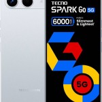 tecno spark go باللون الفضي