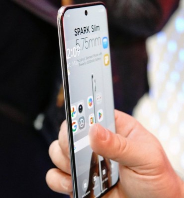 هاتف tecno spark slim في طريقه الي الهند
