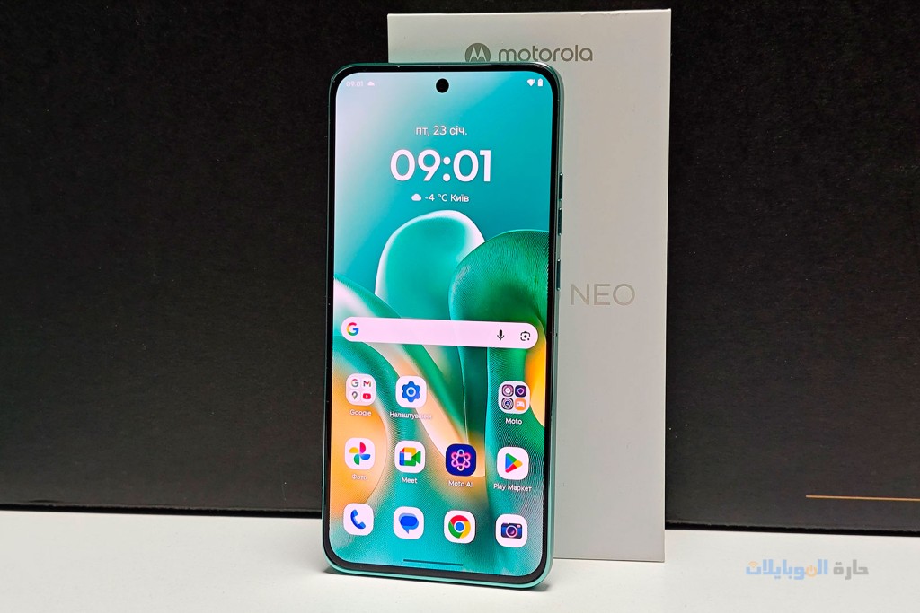 شاشة هاتف motorola edge 60 neo