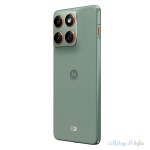 هاتف موتورولا motorola moto x70 air باللون الأخضر مظهر خلفي جانبي